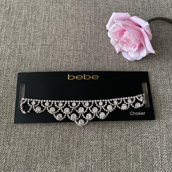 bebe Jewelry - Bebe silver rhinestones jewels choker✨